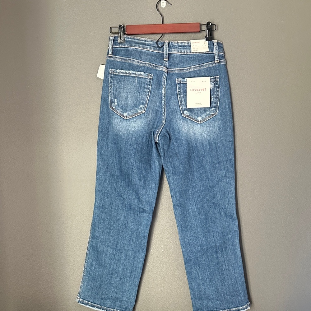 Lovervet Classic Blue Straight Leg Women's Jeans